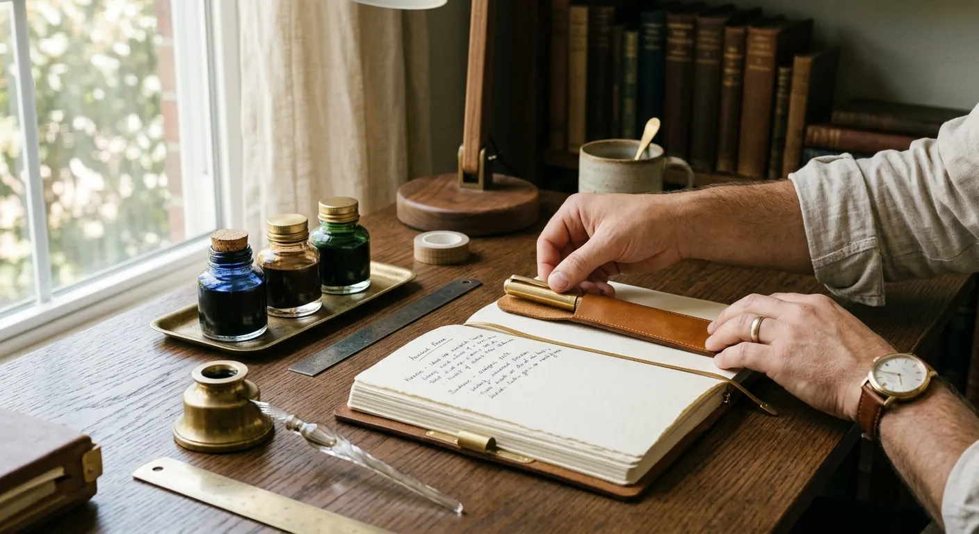 Building a Fountain Pen Writing Desk Setup